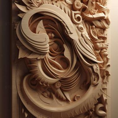 Patterns and decorations stl sharp 2 3d model